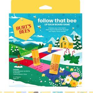 Burt's Bees Follow That Bee Lip Balm Board Game Gift Set